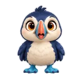 Chillbill WTF sticker from Brismania Animals