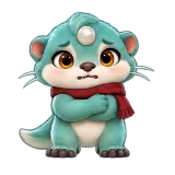 Brr, I'm Cold · Brismania Animals sticker from Express Yourself