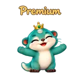 Premium · Brismania Animals sticker from Chat Reactions
