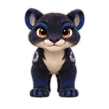 Eclipsen Thanks sticker from Brismania Animals