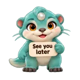 See You Later · Brismania Animals sticker from Express Yourself