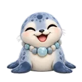 Glacipup LOL sticker from Brismania Animals