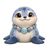 Glacipup LOL sticker from Brismania Animals