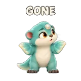 GONE · Dunno · Brismania Animals sticker from Express Yourself