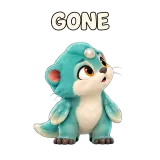GONE · Searching · Brismania Animals sticker from Express Yourself