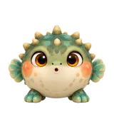 Kelpuff Huh? sticker from Brismania Animals