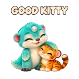 GOOD KITTY · Brismania Animals sticker from Express Yourself