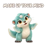 MAKE UP YOUR MIND · Brismania Animals sticker from Express Yourself