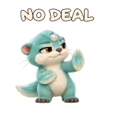 NO DEAL · Brismania Animals sticker from Express Yourself