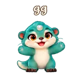 gg · Brismania Animals sticker from Chat Reactions