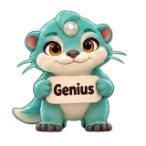 Genius · Brismania Animals sticker from Chat Signs