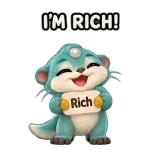 Rich · Brismania Animals sticker from Chat Signs