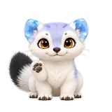 Snowmora Goodnight sticker from Brismania Animals