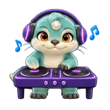 DJ Time · Brismania Animals sticker from Express Yourself