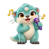 Karaoke Time · Brismania Animals sticker from Express Yourself