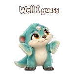 Well I guess · Brismania Animals sticker from Express Yourself