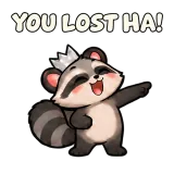 You Lost Ha! sticker from Express Yourself