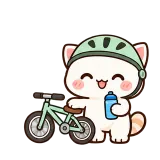 Bike Break sticker from Ride & Roam