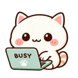 Busy Right Now sticker from Busy Days