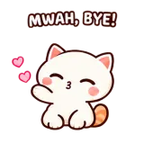 Bye, Kiss! sticker from Express Yourself