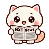 NXT News Reader · Cream Cat sticker from Express Yourself