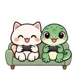 Co-op Night sticker from Game Mode