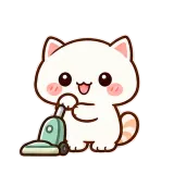 Cleaning Up sticker from Daily Life