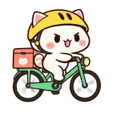 On My Way sticker from Cream Cat