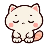 Facepalm · Cream Cat sticker from Express Yourself