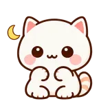 Goodnight sticker from Chat Reactions