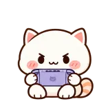 One More Game sticker from Cream Cat