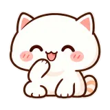 Hihi! sticker from Cream Cat