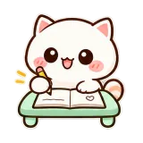 Homework Time sticker from School Days