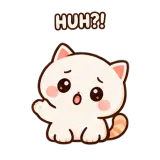 Huh? sticker from Chat Reactions