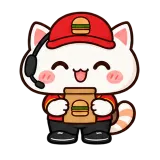 Drive-Thru Shift sticker from Cream Cat