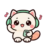 Headphone Vibes sticker from Express Yourself