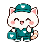 Here to Help sticker from On Duty