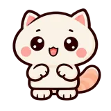 Push · Cream Cat sticker from Express Yourself