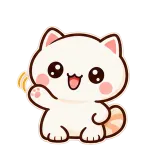 Talk to the Paw sticker from Express Yourself