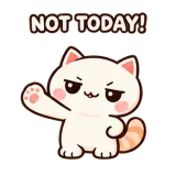 Talk to the Paw sticker from Express Yourself