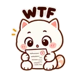 Homework WTF sticker from School Days