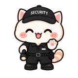 Security Check sticker from On Duty