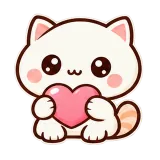 Sending Love sticker from Chat Signs