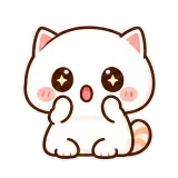 Wow, Meow! sticker from Cream Cat