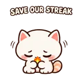 Please Save Our Streak sticker from Streaks