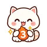 3 Day Streak sticker from Streaks