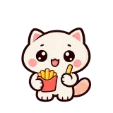 Want a Fry? sticker from Trending Picks