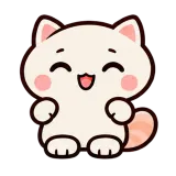 Morning Cat Stretch sticker from Trending Picks