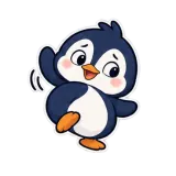 Dance Like Nobody sticker from Awkward Penguin