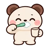 Brush Brush sticker from Little Bear Laughs